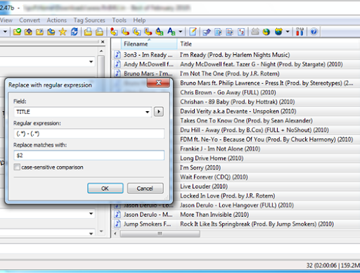 mp3tag fields